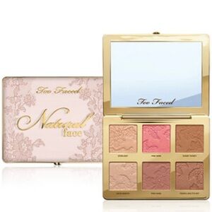 Too Faced Natural Face Highlight, Blush & Bronzing Veil Face Palette HTF